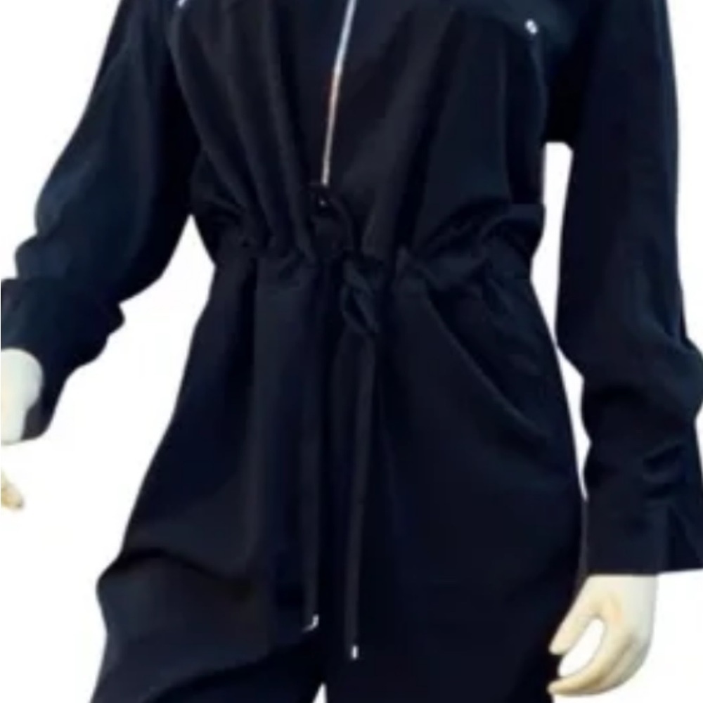 Gabrielle Union Black Long Sleeve Jumpsuit; Size Large - Picture 12 of 12